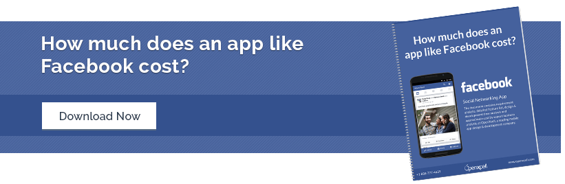 How much does an app like Facebook Cost