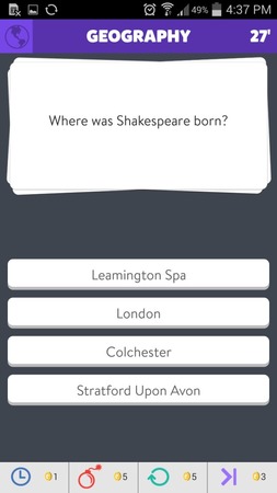 Trivia Crack's Knowledge Enhancing Questions